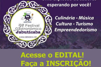 9º FESTIVAL GASTRONÔMICO DA JABUTICABA 2025