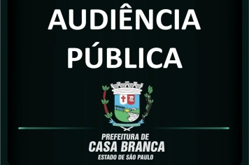 PARTICIPE DAS AUDIÊNCIAS PÚBLICAS