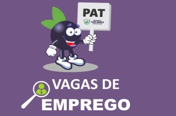 VAGAS DE EMPREGO
