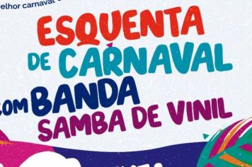 VEM PRO ESQUENTA DE CARNAVAL NESSA SEXTA-FEIRA 