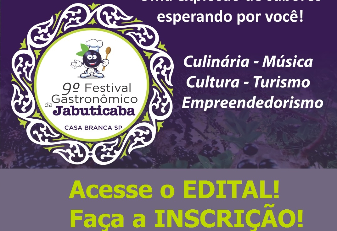 9º FESTIVAL GASTRONÔMICO DA JABUTICABA 2025