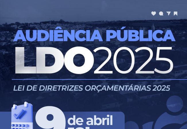 #transparência  PREFEITURA REALIZA AUDIÊNCIA PÚBLICA PARA DEBATER A LDO 2025