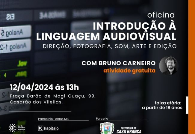 Descubra o mundo da linguagem audiovisual conosco! 